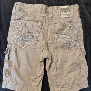 Rock Revival size 34 Men's Tan Cargo Shorts